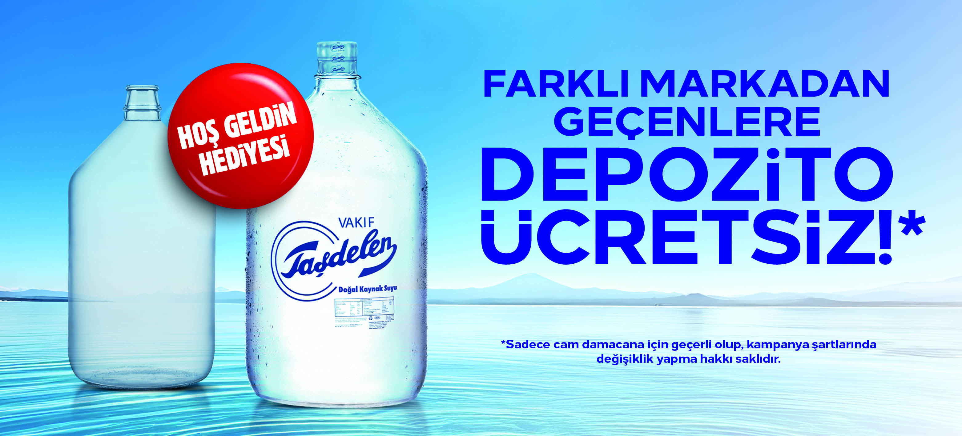 Yeni Müşteri 15 L Farklı Marka Ücretsiz Değişim Kampanyası
