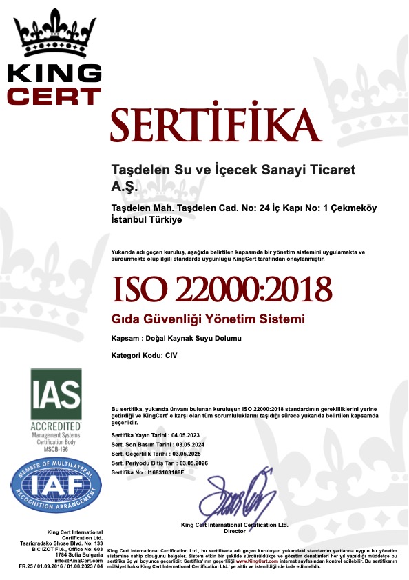 Gıda Güvenliği Yönetim Sistemi